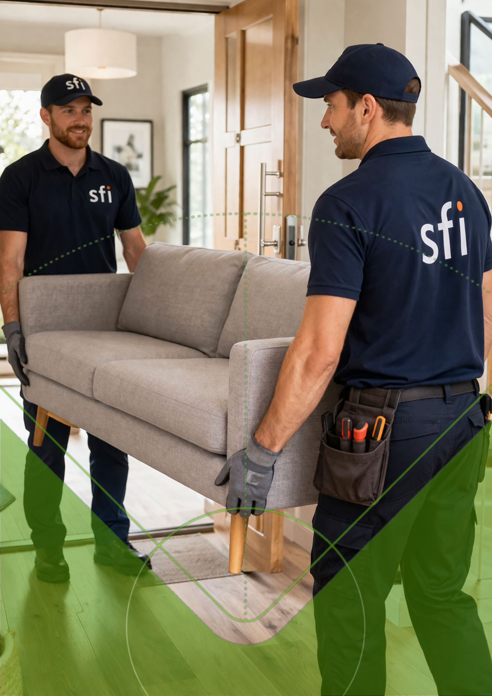 Built for complicated deliveries and installations
