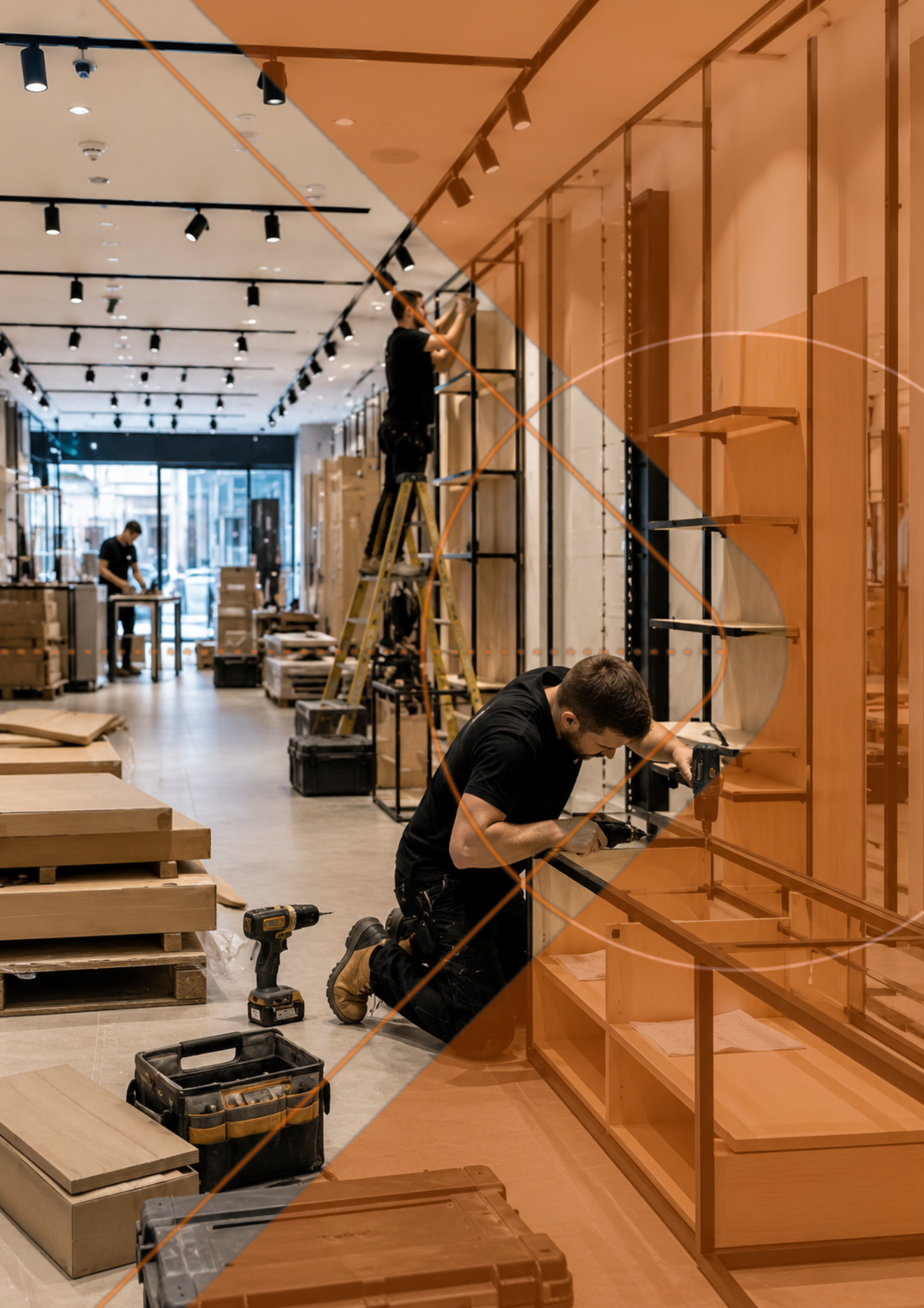 Retail furniture installations
