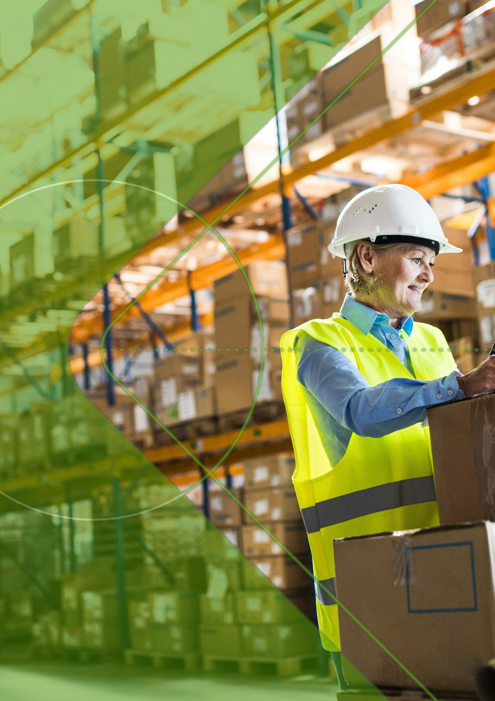 What does overflow warehouse storage involve?